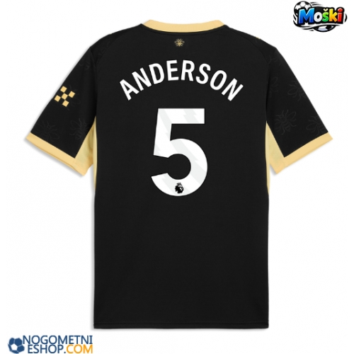 Moški Nogometni dresi Manchester City Elliot Anderson #5 Gostujoči 2026-27 Kratek Rokav